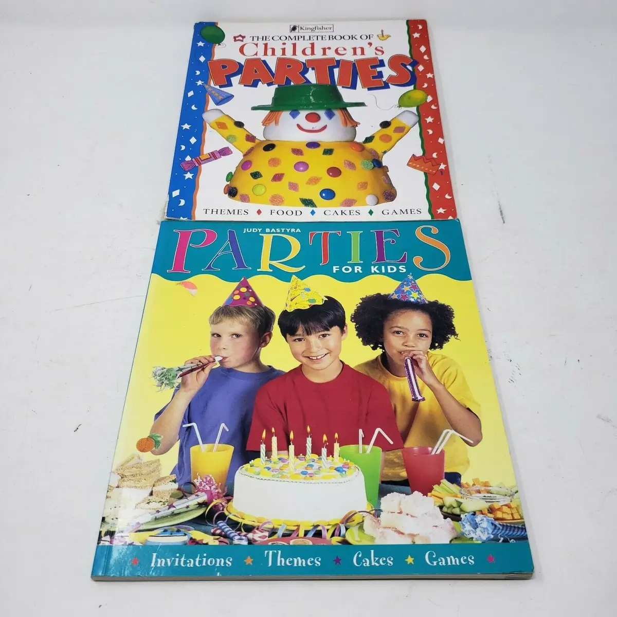 Complete Book Of Children's Parties For Kids Books Themes Cakes Games Lot Of 2 1
