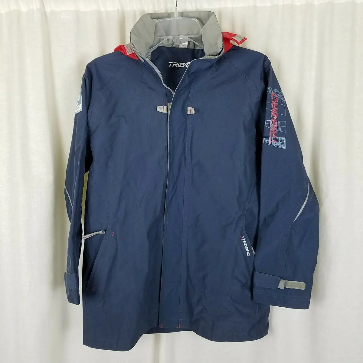 Tribord Waterproof Breathable Technical Sailing Hooded Jacket Boys Girls Kids 12 1