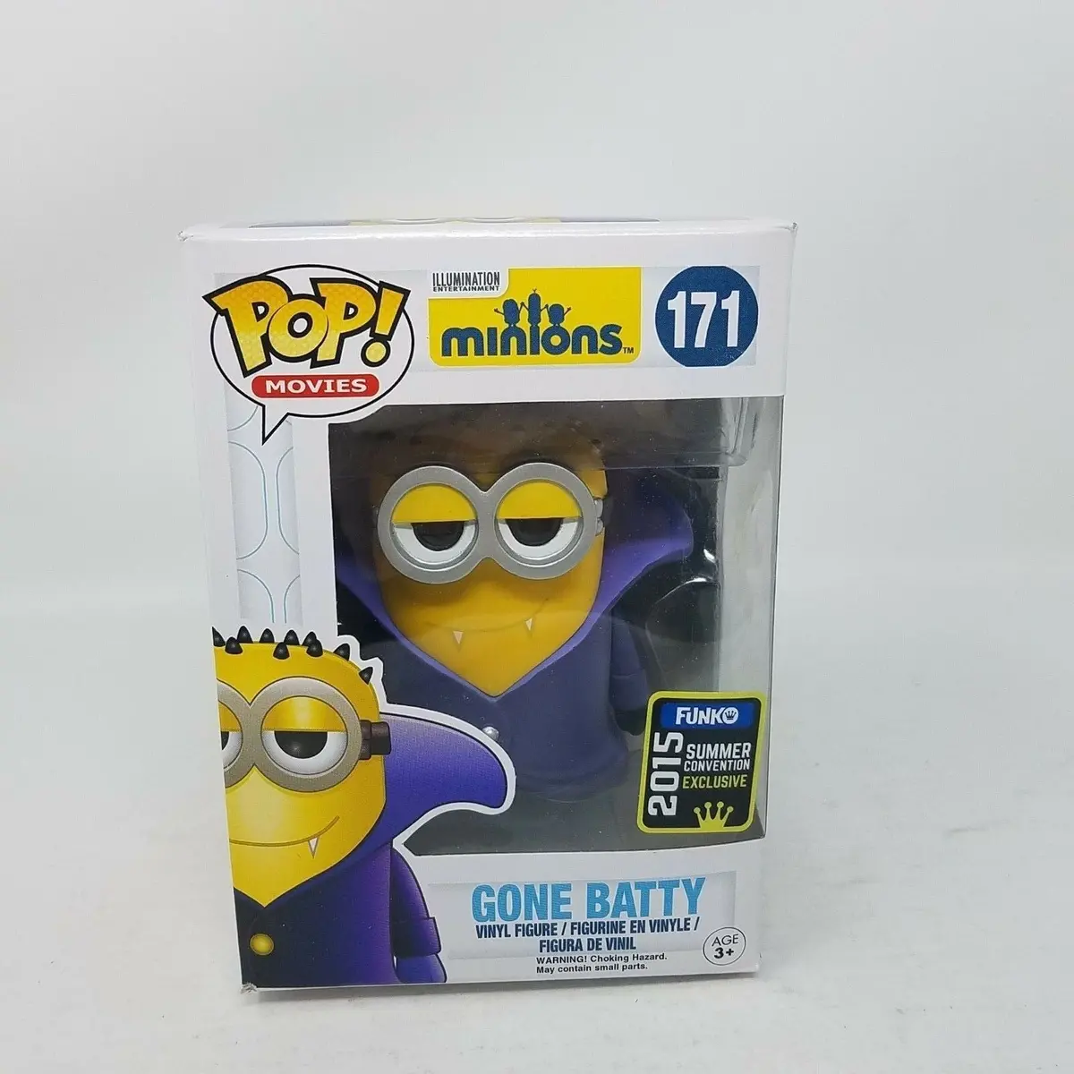 Funko Pop! Despicable Me Minions Gone Batty 2015 Summer Convention Vinyl Toy 171 1