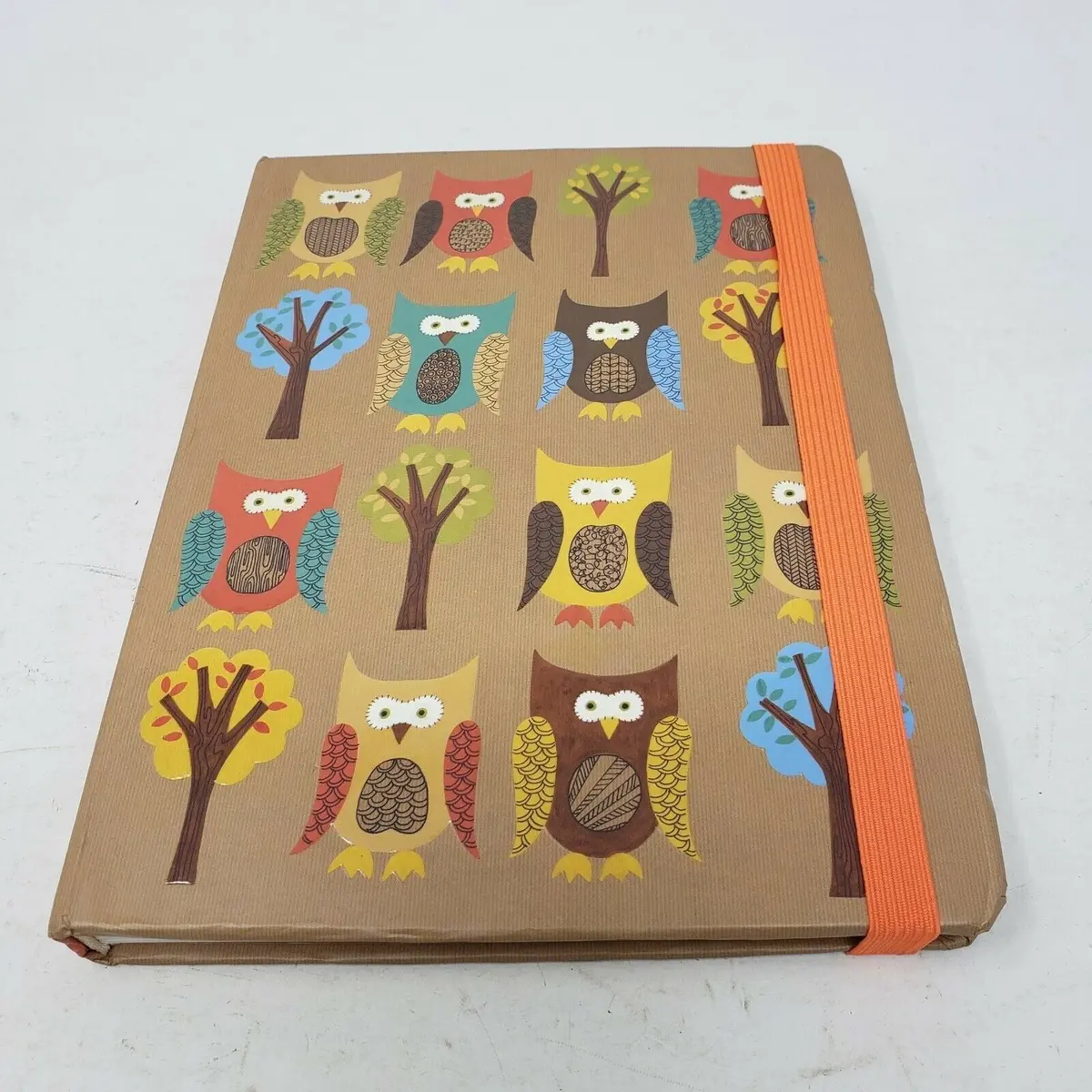 Owl Journal Rachel Hatchard Jane Mosse Designs Blank Lined Pages Elastic Closure 1