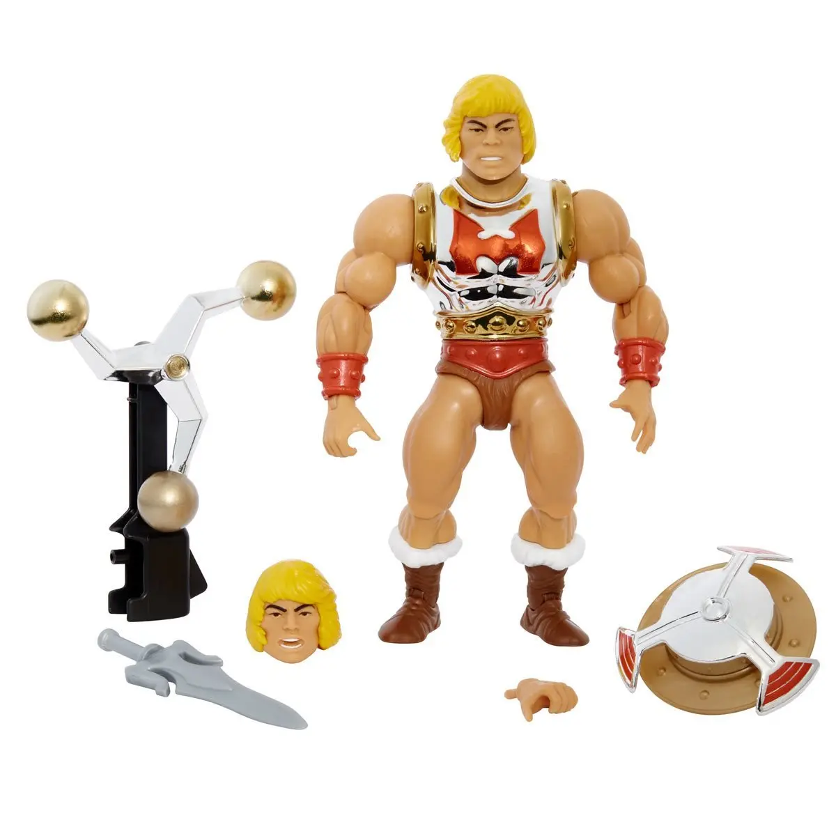Motu Masters Of The Universe: Origins - Flying Fists He-Man Deluxe Action Figure (Hdt22) 1