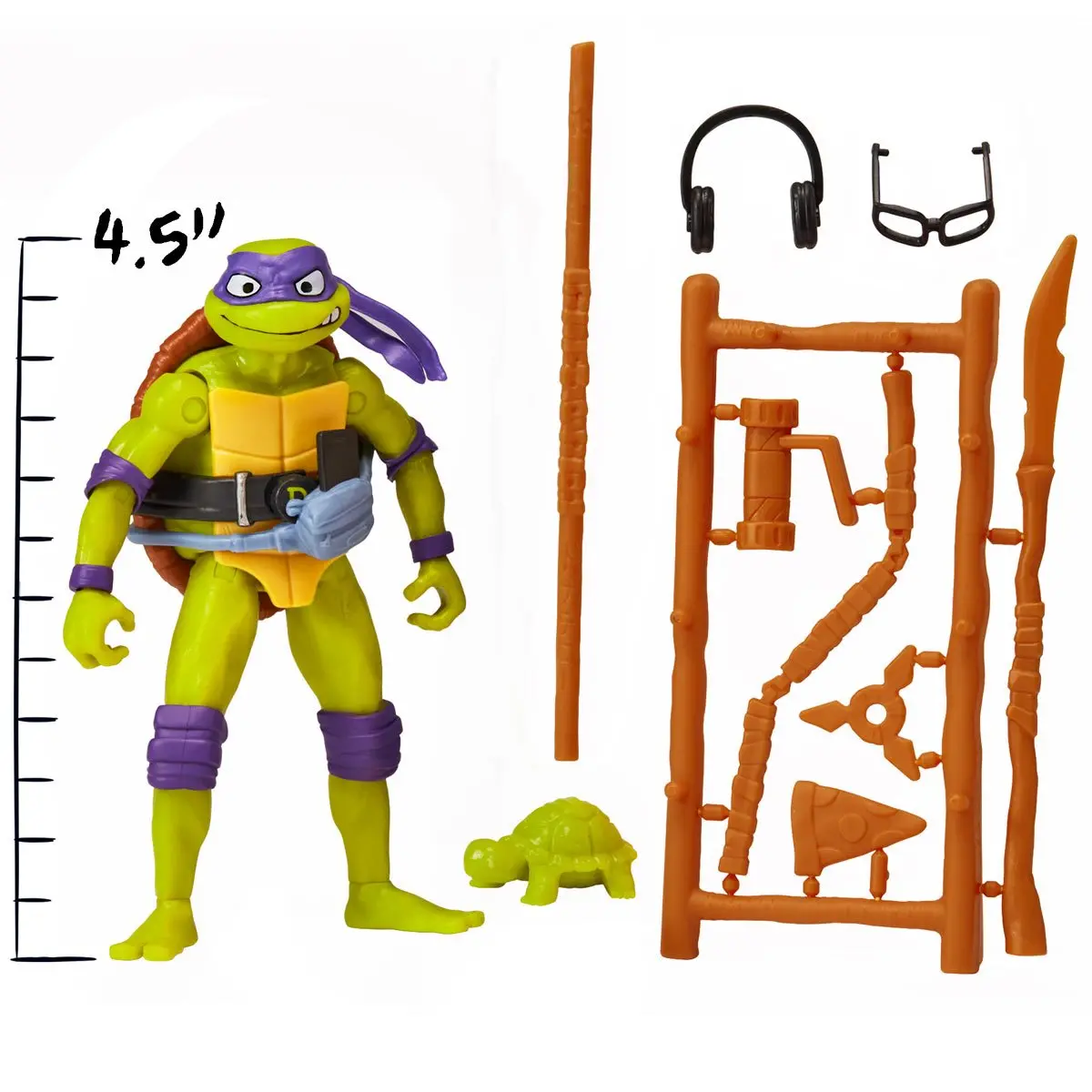 Playmates - Teenage Mutant Ninja Turtles: Mutant Mayhem - Donatello Action Figure (83282) Last One! 2