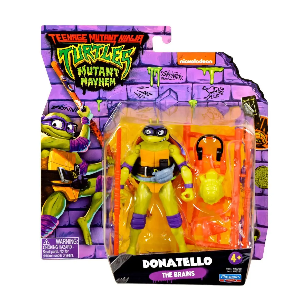 Playmates - Teenage Mutant Ninja Turtles: Mutant Mayhem - Donatello Action Figure (83282) Last One! 1