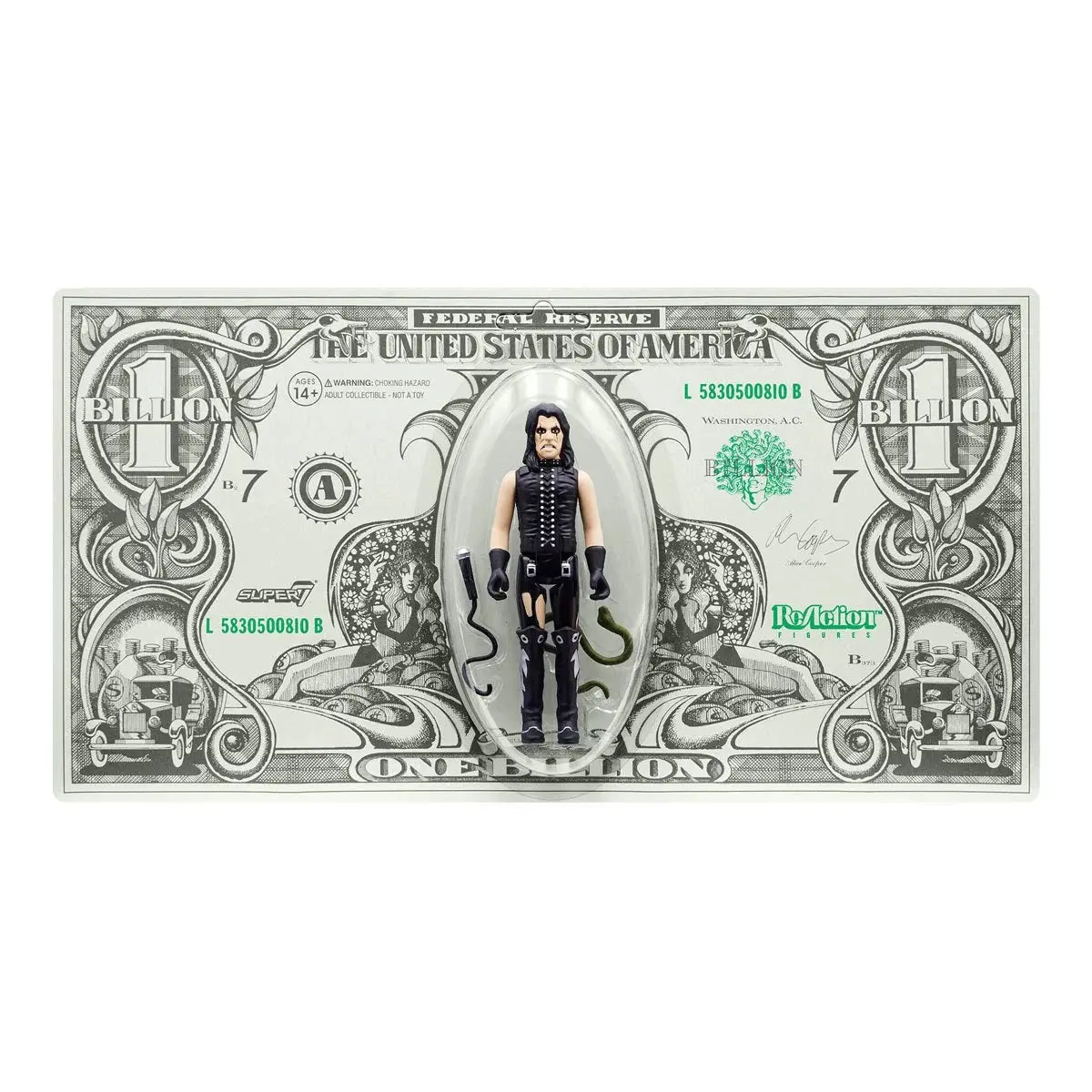 Super7 Reaction Figures - Alice Cooper (Billion Dollar Babies) Action Figure (81878) Low Stock 1