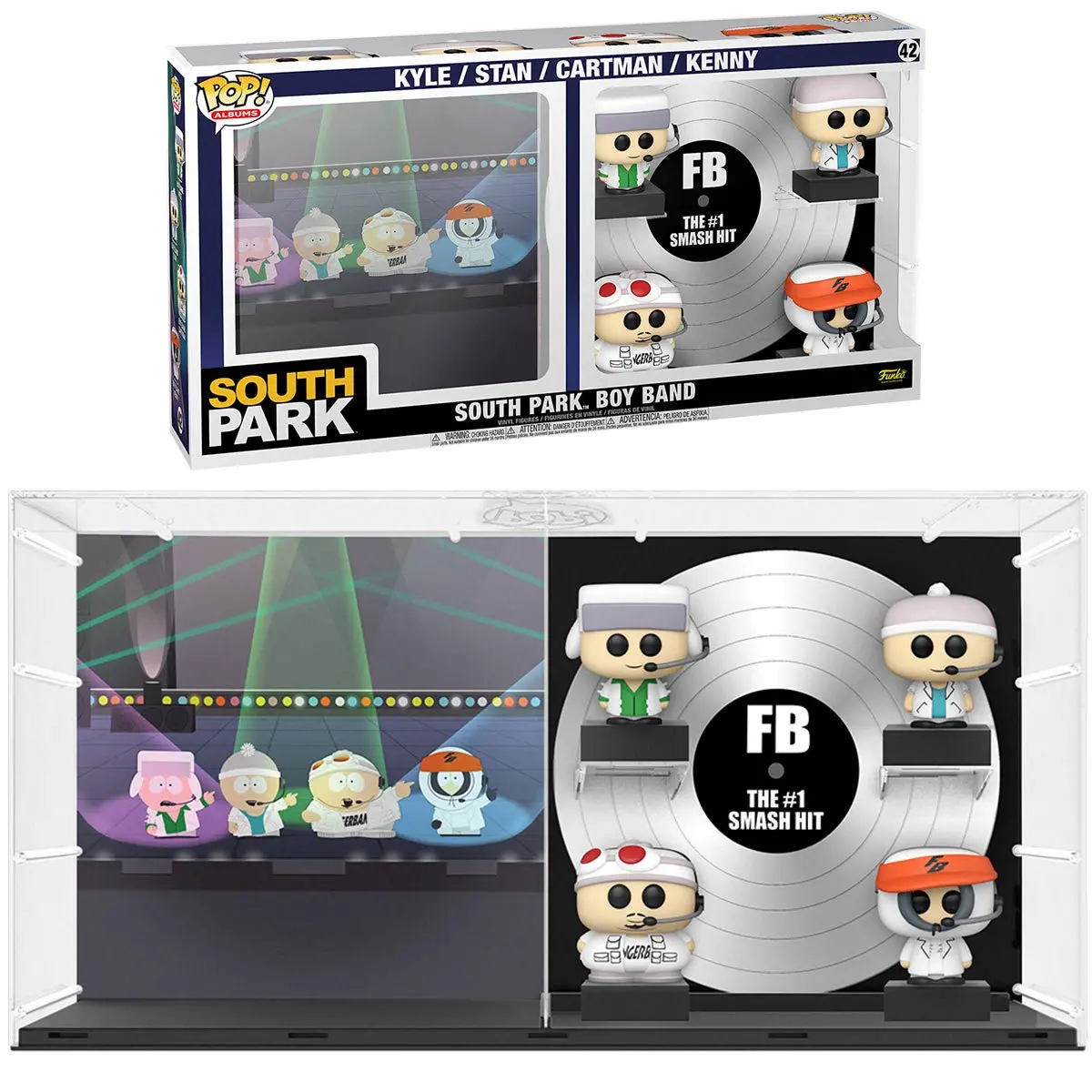 Funko Pop! Albums #42 - South Park Boy Band Deluxe Vinyl Figure (65753) Low Stock 1