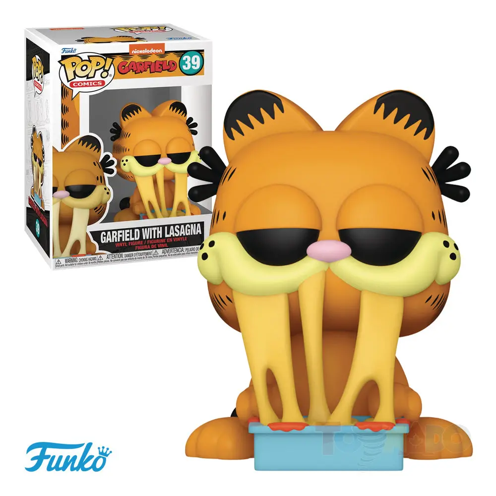 Funko Pop! Comics #39 - Garfield - Garfield (With Lasagna Pan) Vinyl Figure (80161) 1