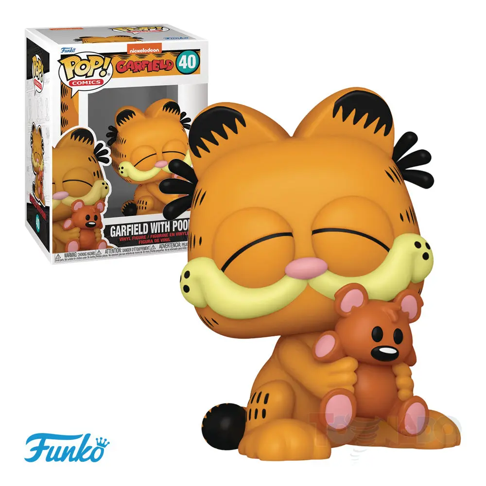 Funko Pop! Comics #40 - Garfield - Garfield (With Pookie) Vinyl Figure (80163) Low Stock 1