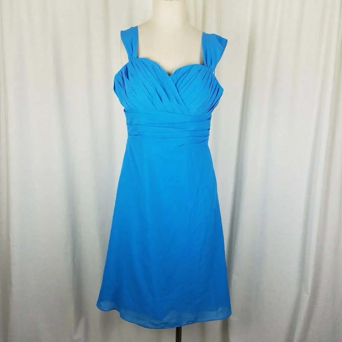 Jj's House Twirl Ruched Empire Sweetheart Formal Prom Cocktail Dress Womens Xs 1