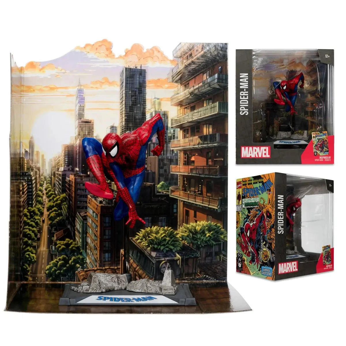 Marvel Collection - Spider-Man (Spider-Man #6) Posed Figure With Scene (14764) 1