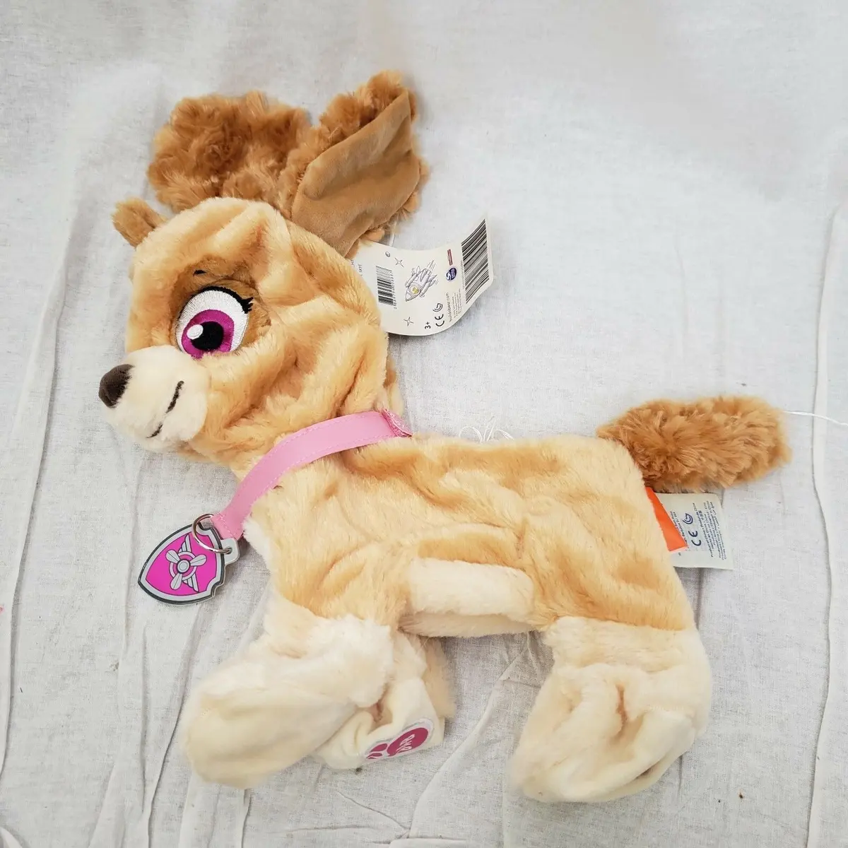 Build A Bear Paw Patrol Dog Skye Cockapoo Unstuffed Pilot Babw Bab Tan Pink Nos 1