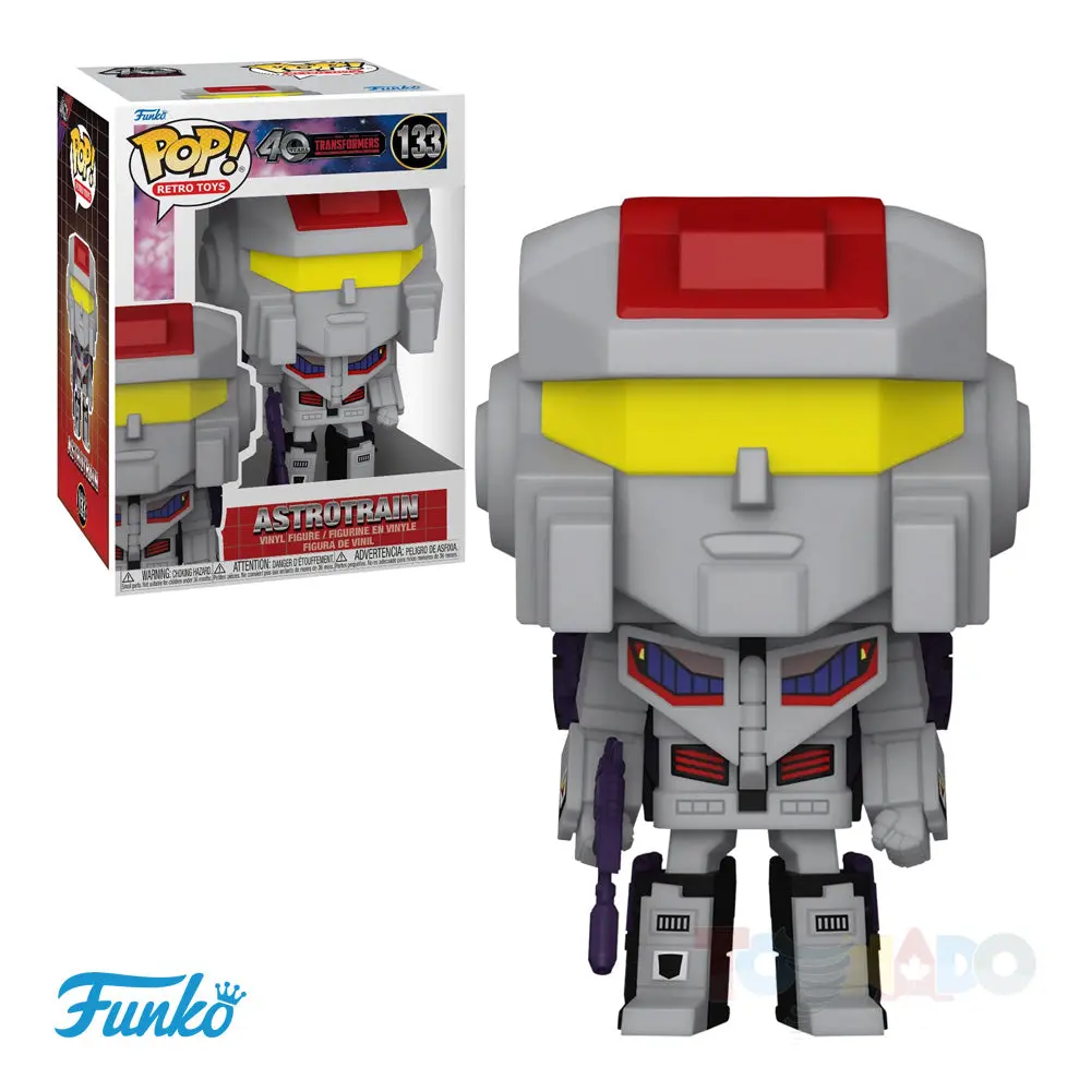 Funko Pop! - Retro Toys #133 - Transformers - G1 Astrotrain Vinyl Figure (80984) 1