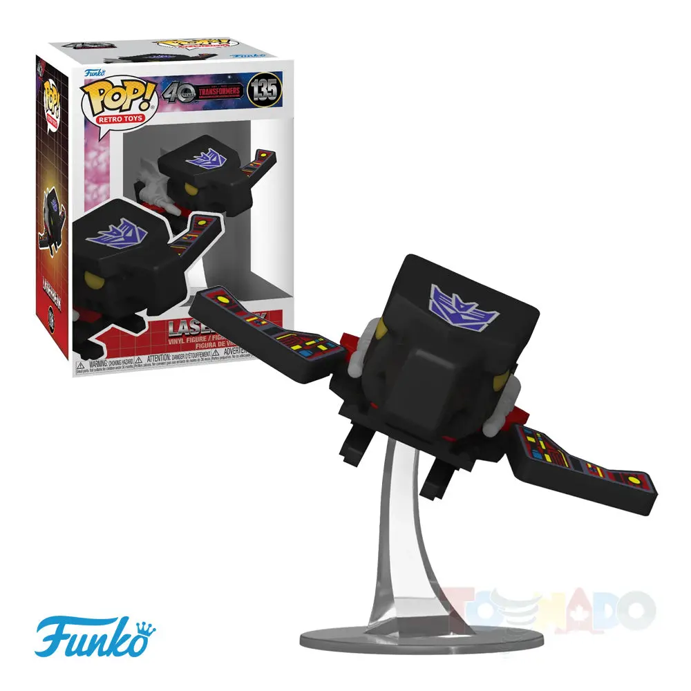 Funko Pop! - Retro Toys #135 - Transformers - G1 Laserbeak Vinyl Figure (80985) Low Stock 1