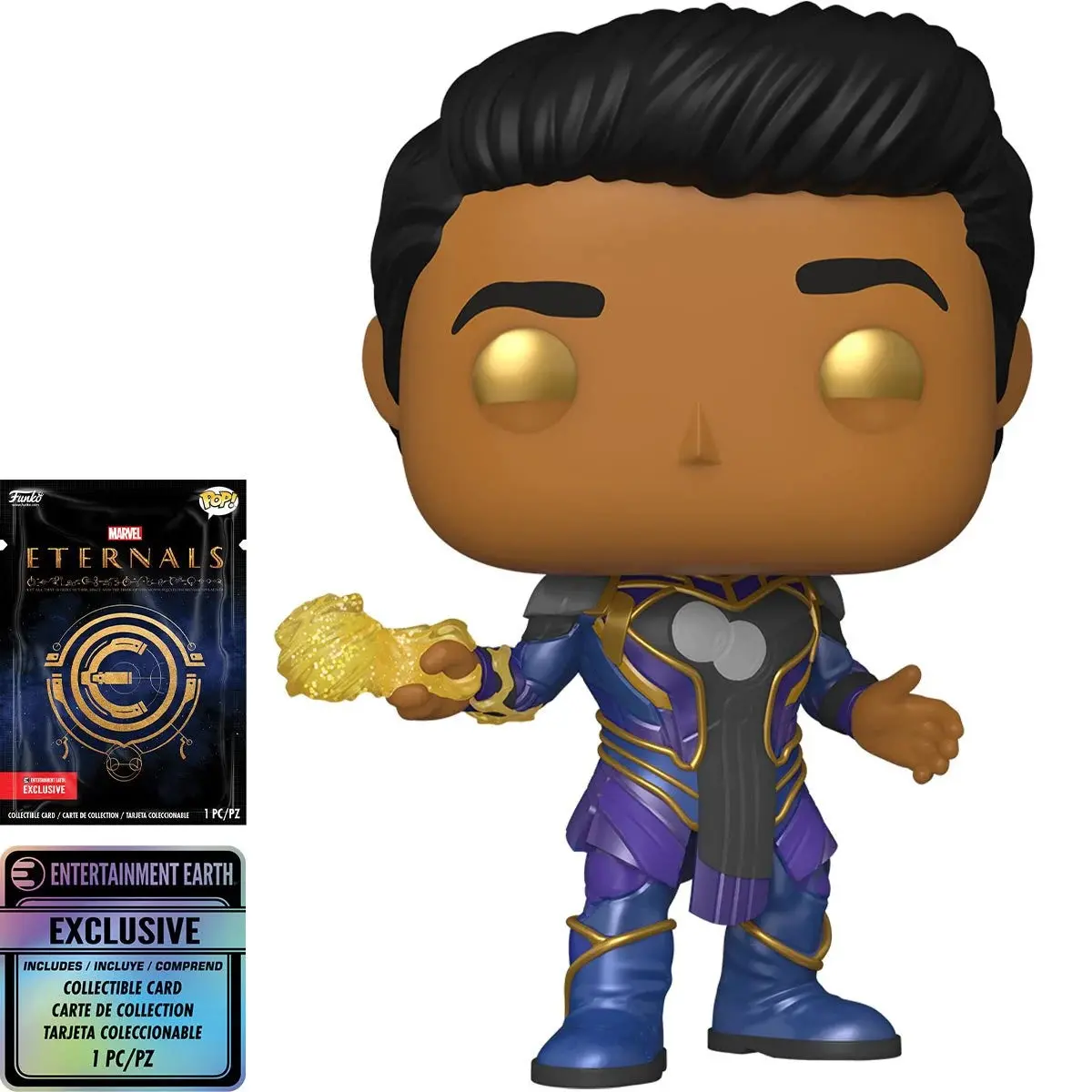 Funko Pop! Marvel #731 - The Eternals - Kingo (Entertainment Earth Exclusive) Vinyl Figure With Collectible Card 2