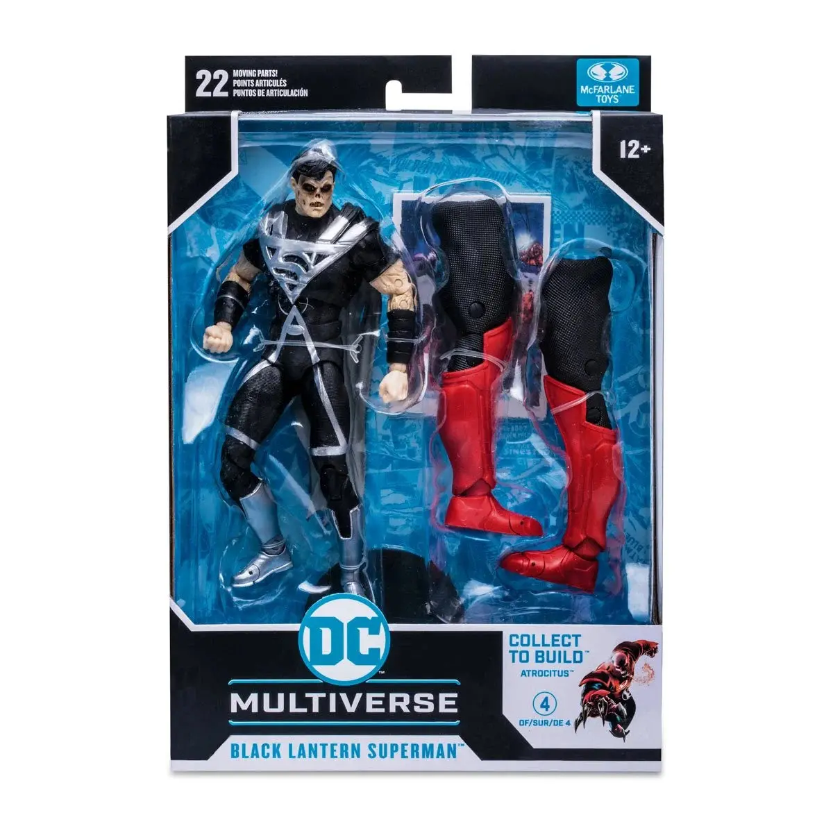 Mcfarlane - Dc Multiverse (Build-A Wave 8) Blackest Night Black Lantern Superman Action Figure 15482 Last One! 1