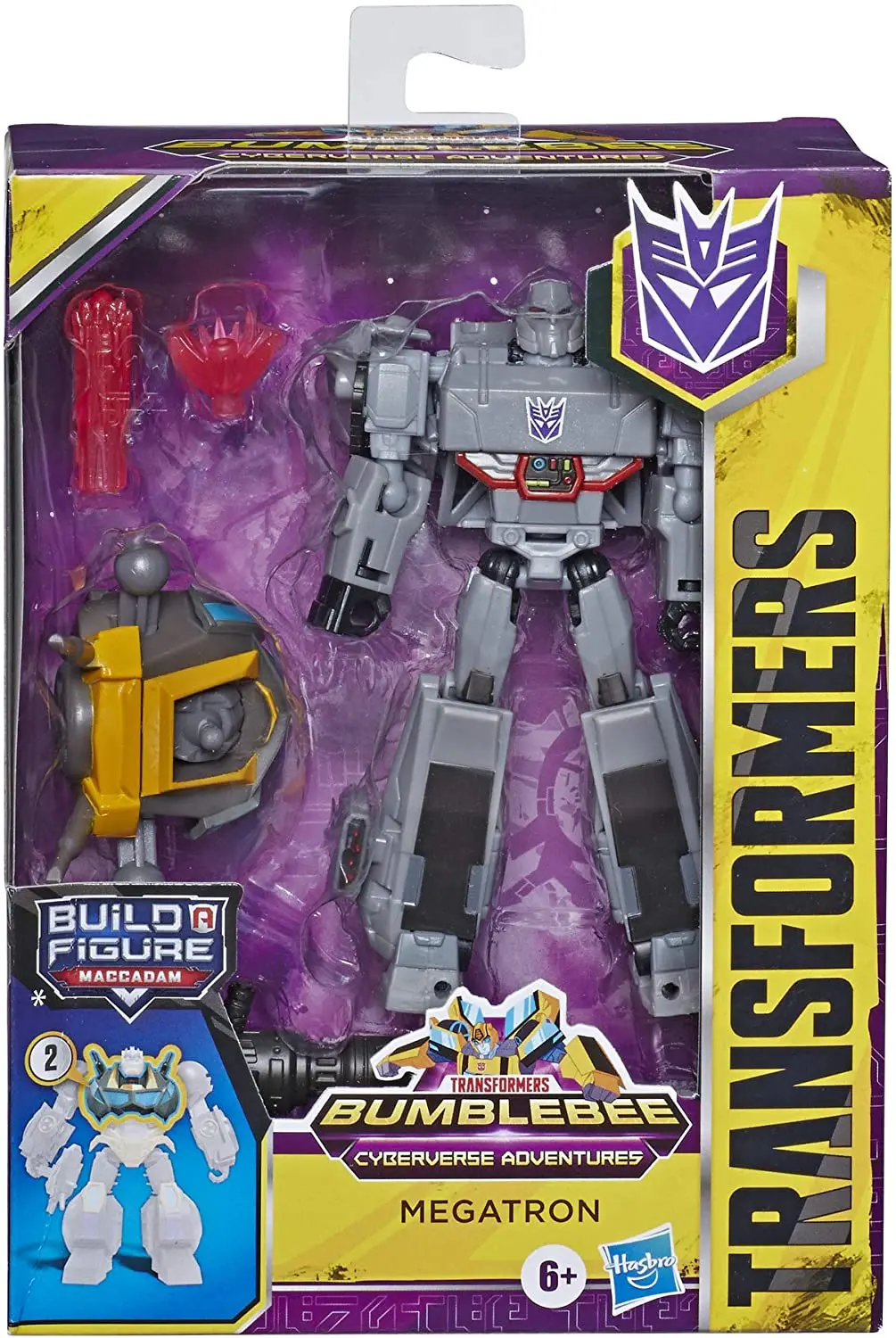 Transformers Bumblebee Cyberverse Adventures - Deluxe Class Megatron Action Figure (E7097) Last One! 1