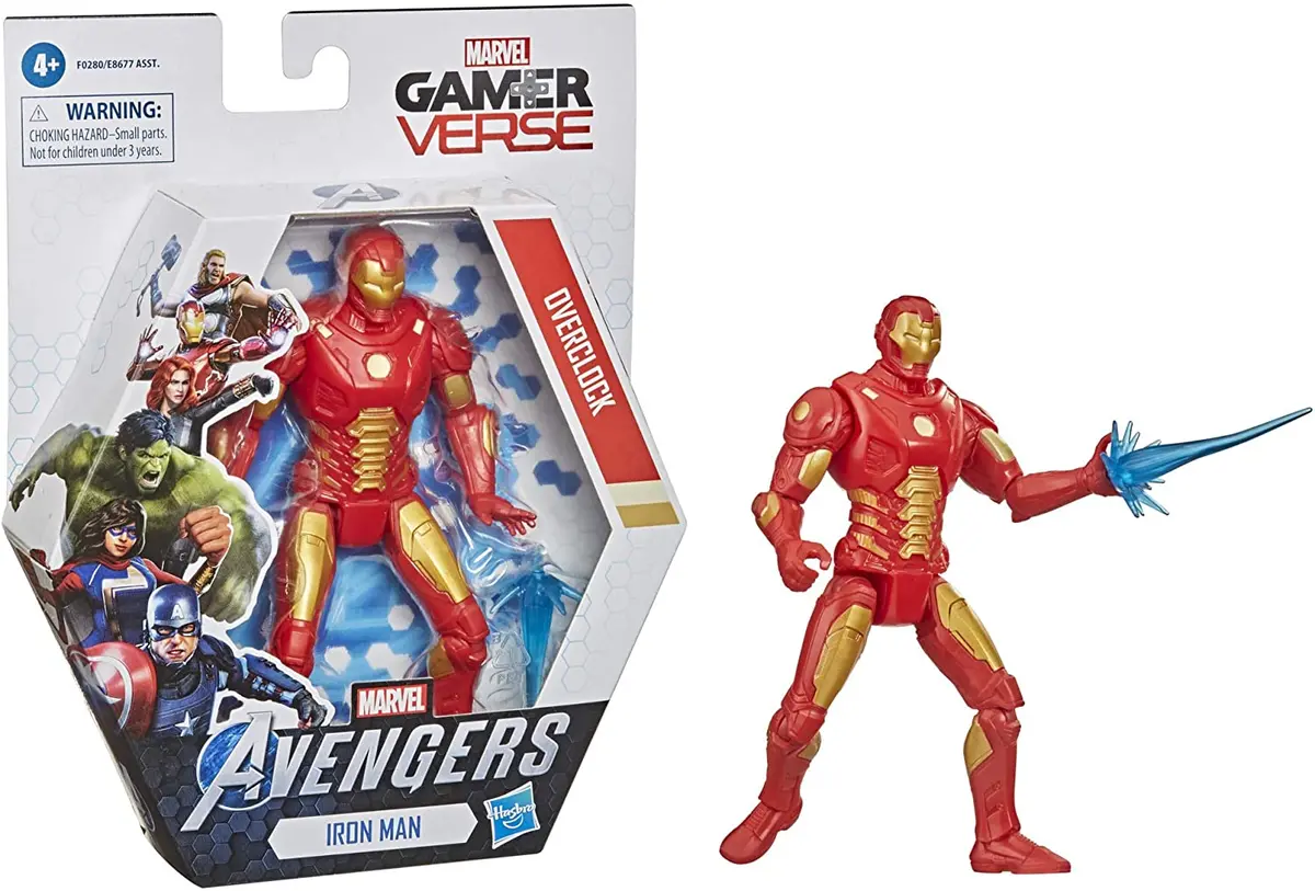 Marvel Gamerverse - Avengers - Iron Man (Overclock) Action Figure (F0280) 1