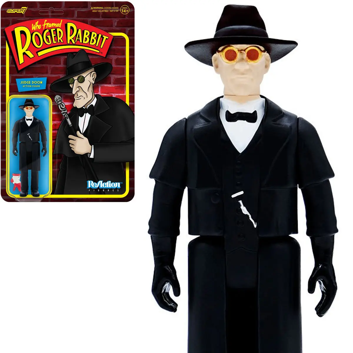 Super7 Reaction Figures - Who Framed Roger Rabbit - Judge Doom Action Figure (81427) Low Stock 1