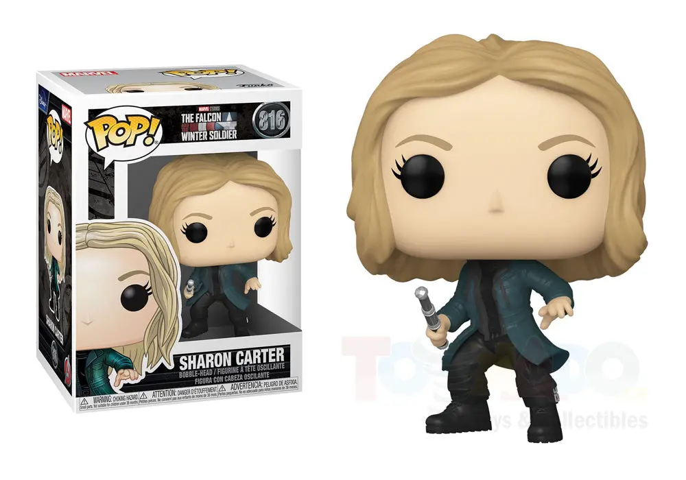 Funko Pop! Marvel #816 - The Falcon And The Winter Soldier - Sharon Carter Vinyl Figure Low Stock 1