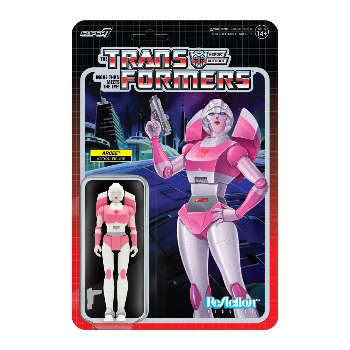 Super7 Reaction Figures - Transformers - Arcee Action Figure (03977) 1