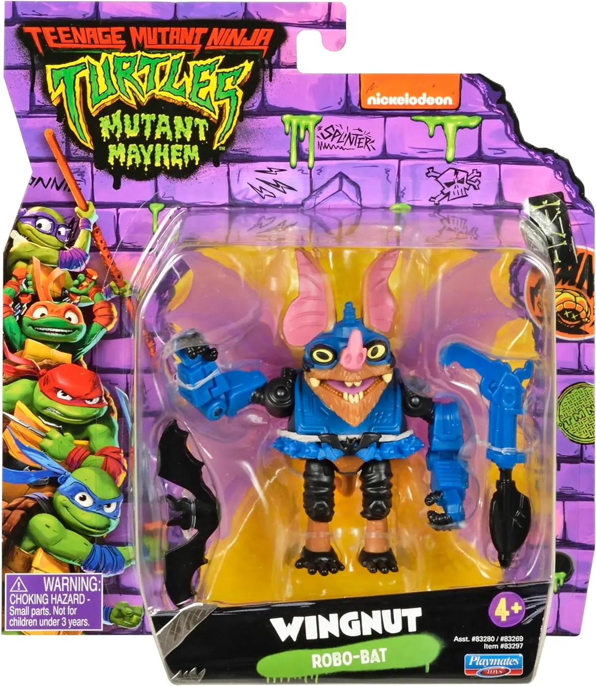 Teenage Mutant Ninja Turtles: Mutant Mayhem - Wingnut Action Figure (83297) 1
