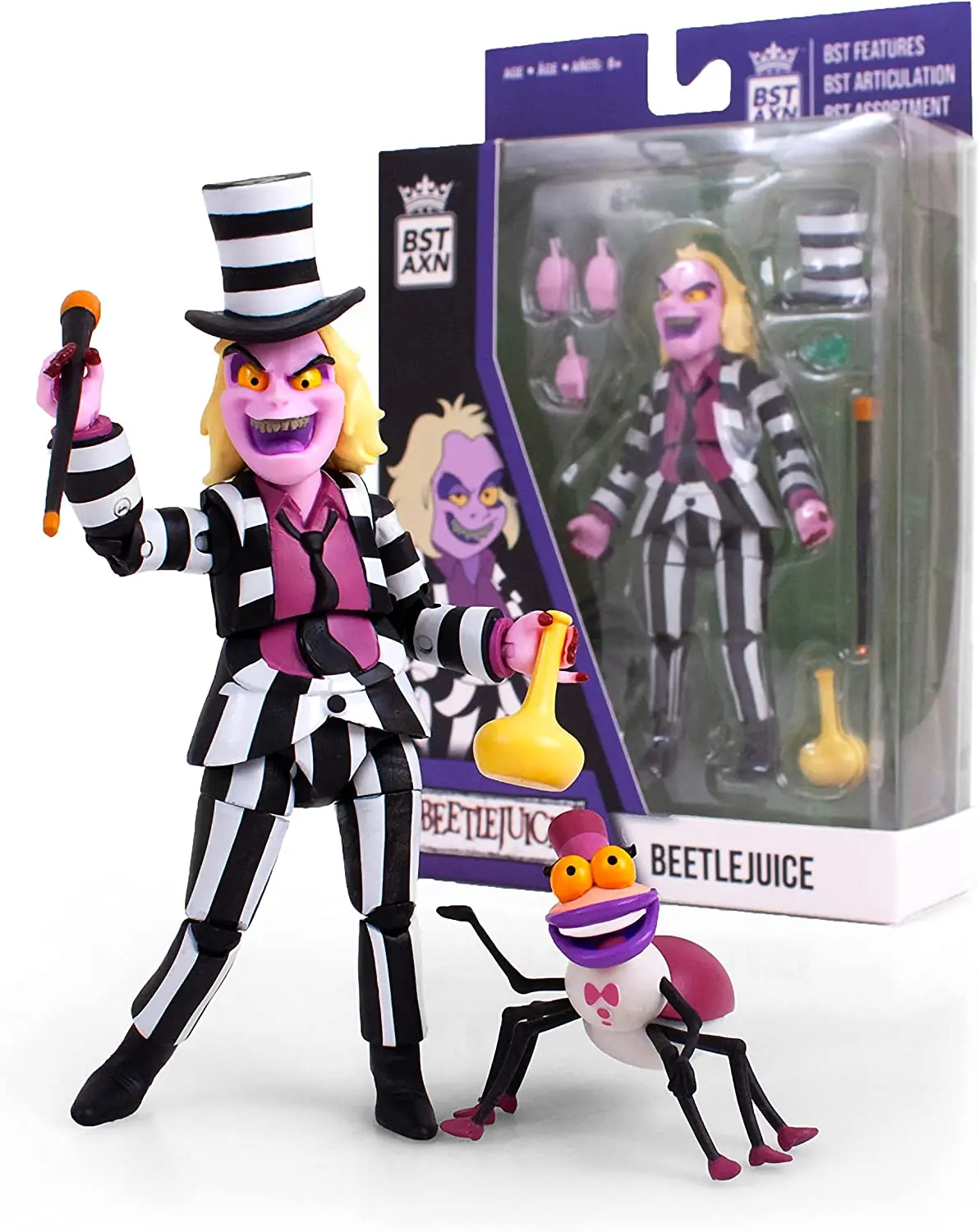 The Loyal Subjects - Bst Axn - Beetlejuice (Animated) - Beetlejuice Action Figure (35544) Last One! 1