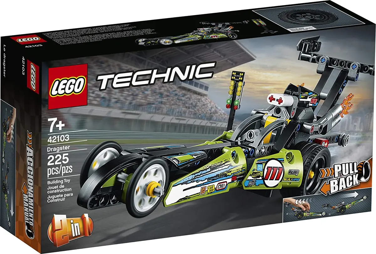 Lego Technic - Dragster (42103) 2-In-1 Retiredbuilding Toy Low Stock 1