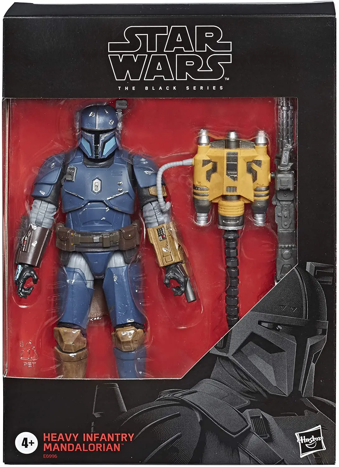 Star Wars: The Black Series - The Mandalorian - Heavy Infantry Mandalorian (E6996) Action Figure Low Stock 1