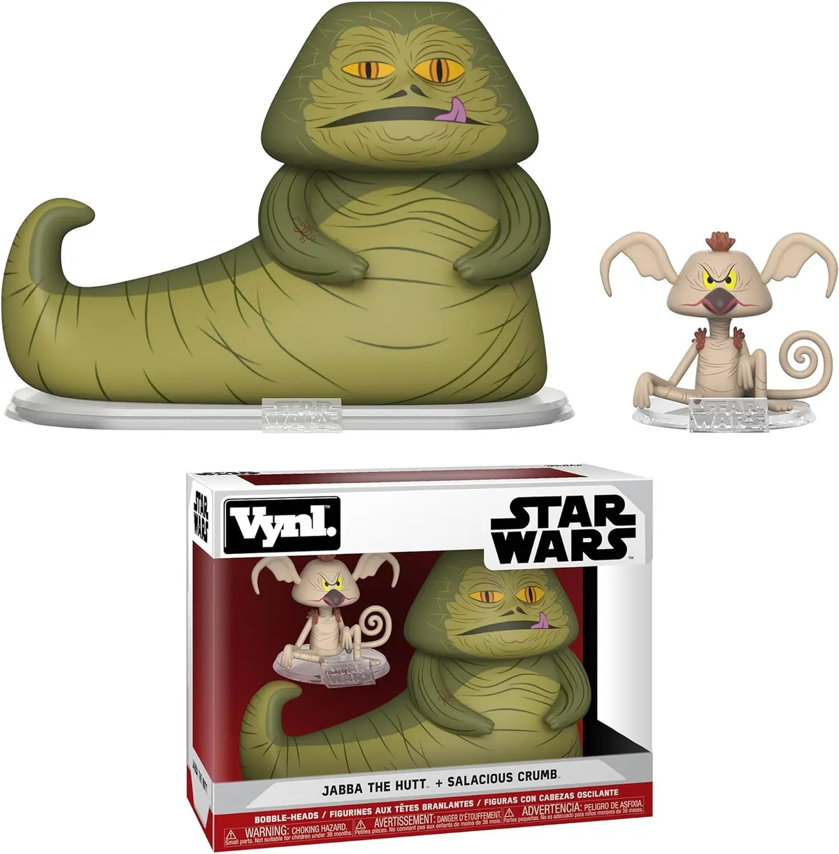 Funko Vynl. - Star Wars - Jabba The Hut + Salacious Crumb Vinyl Figures 2-Pack (31850) 1