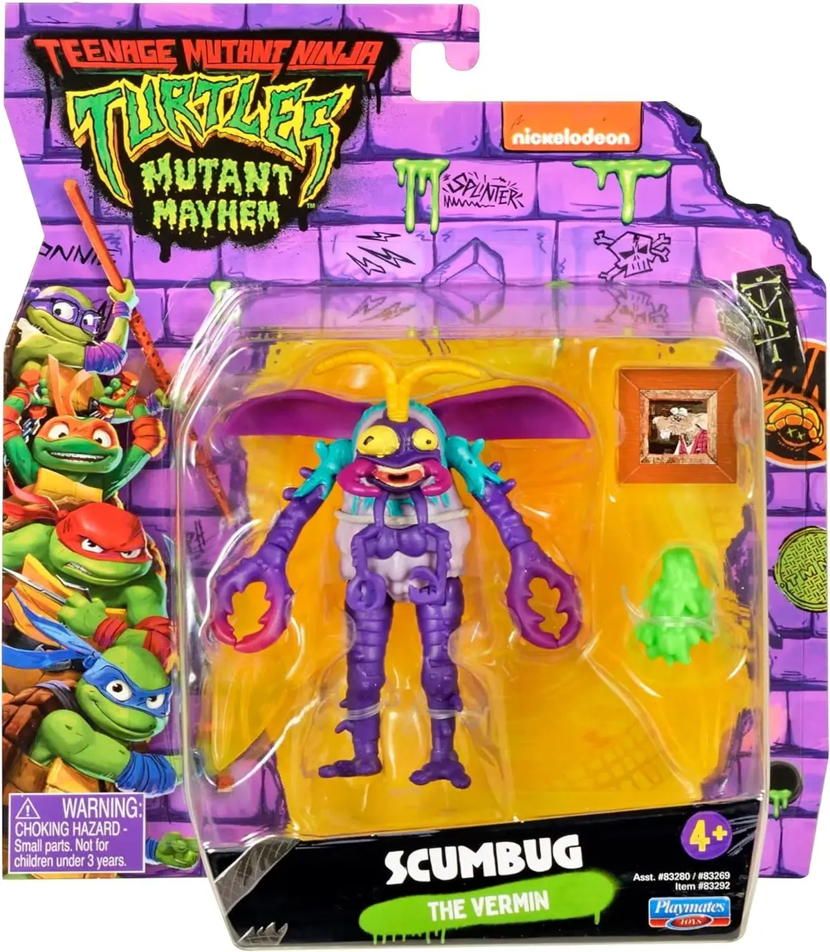 Teenage Mutant Ninja Turtles: Mutant Mayhem - Scumbug Action Figure (83292) Last One! 1