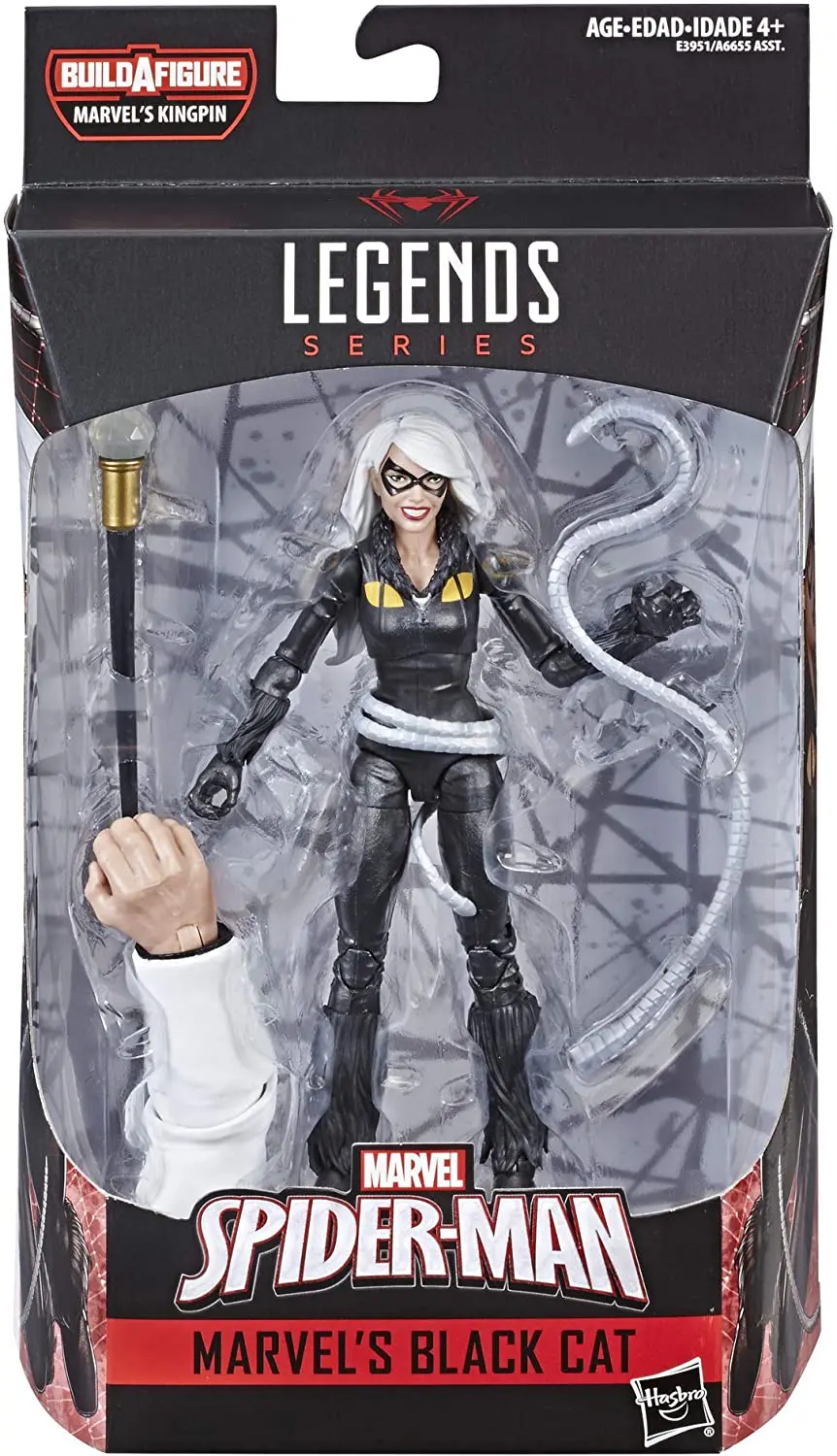 Marvel Legends - Marvel'S Kingpin Baf - Spider-Man - Marvel'S Black Cat Action Figure (E3951) Last One! 1