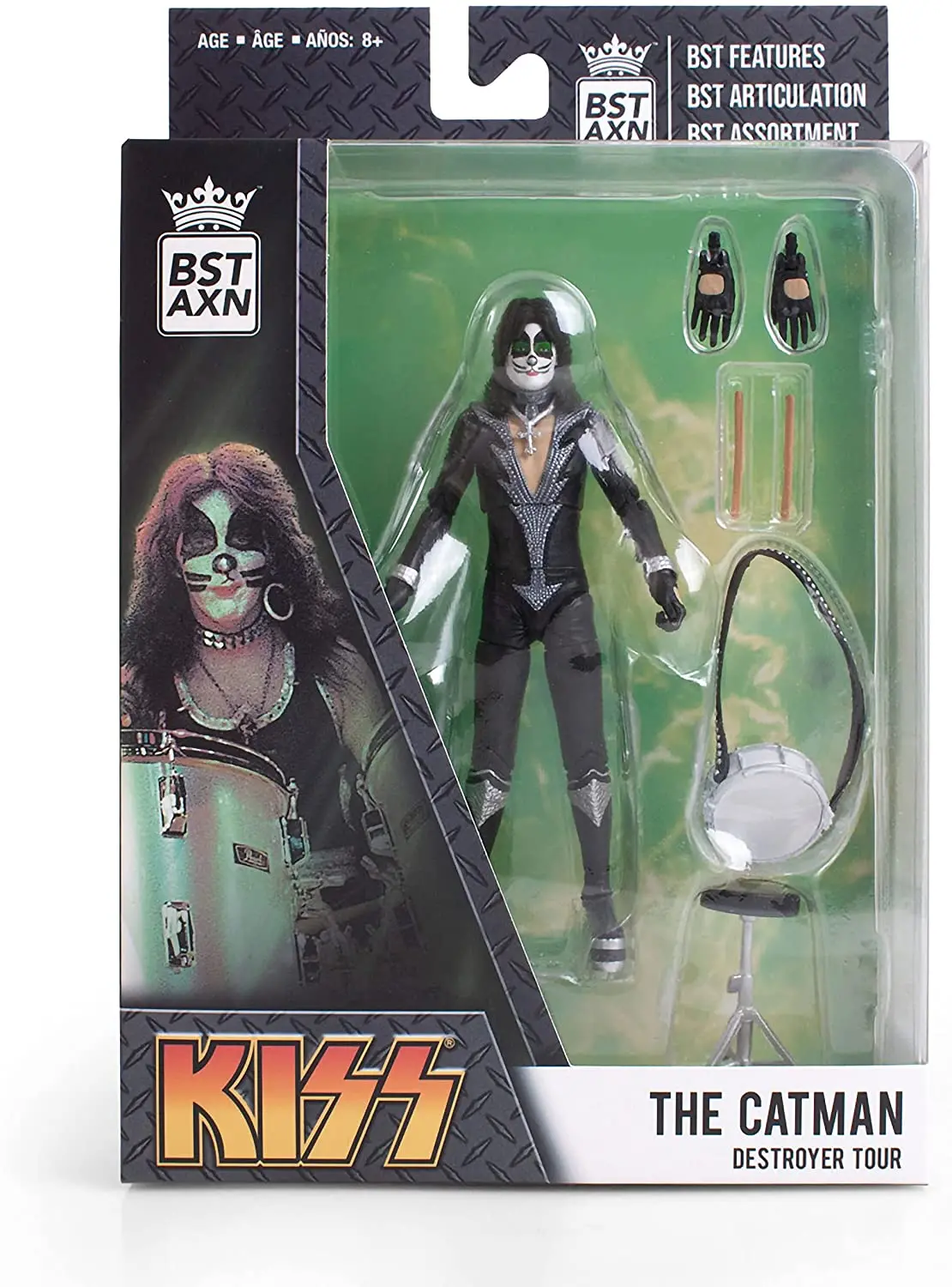 The Loyal Subjects Bst Axn - Kiss - The Catman (Destroyer Tour) Action Figure (46021) Low Stock 1