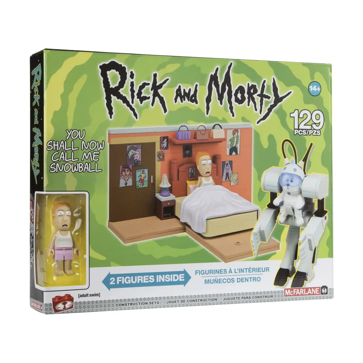 Mcfarlane Toys - Rick And Morty - You Shall Now Call Me Snowball Building Toy (12856) Low Stock 1