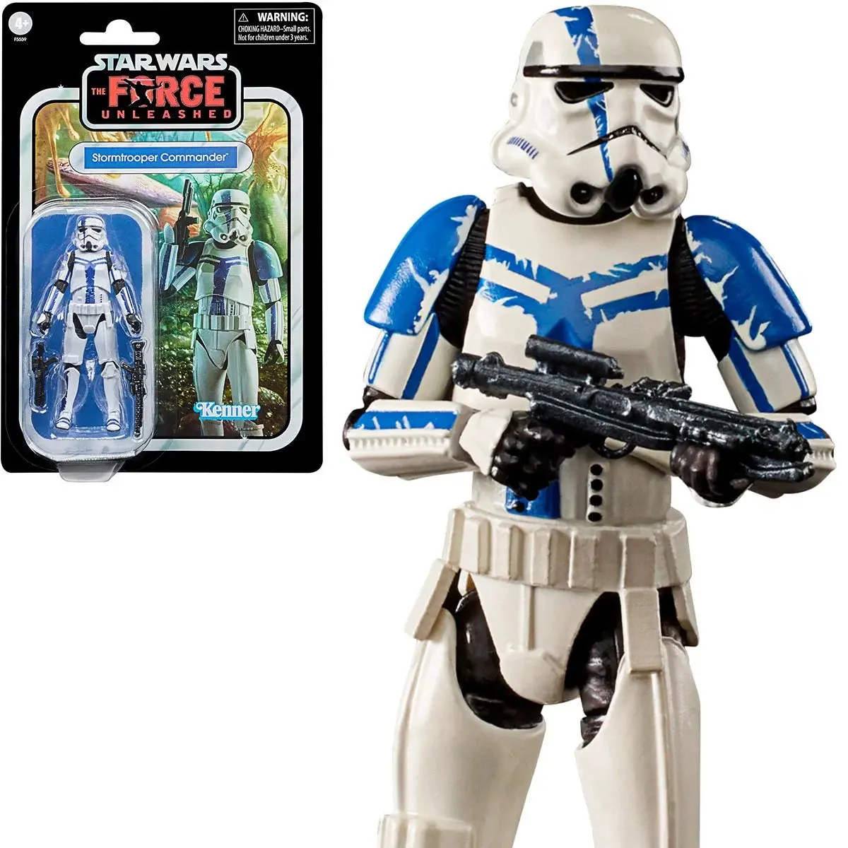 Star Wars Vintage Collection Vc254 Gaming Greats Force Unleashed Stormtrooper Commander Figure F5559 1
