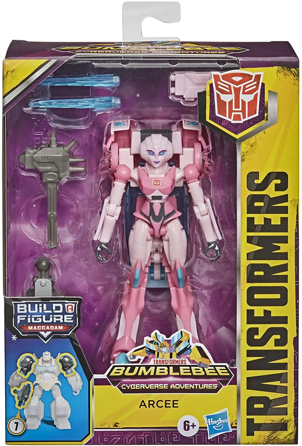 Transformers Bumblebee Cyberverse Adventures - Deluxe Class Arcee Action Figure (E7104) 1
