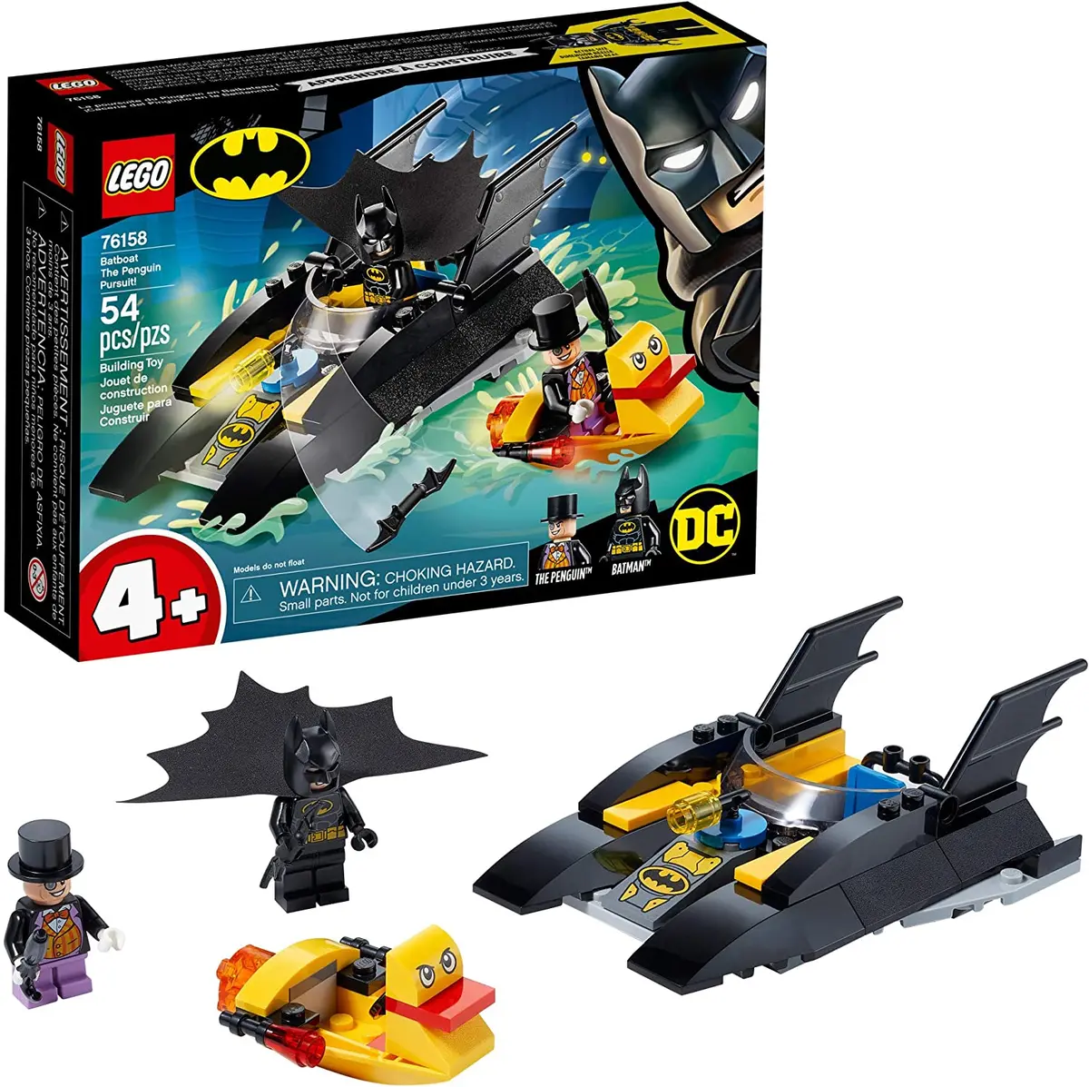 Lego Dc Batman - Batboat The Penguin Pursuit! (76158) Retired Building Toy Last One! 1