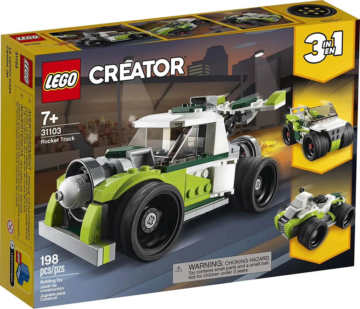 Lego Creator 3-In-1 - Rocket Truck (31103) Retired Building Toy Low Stock 1