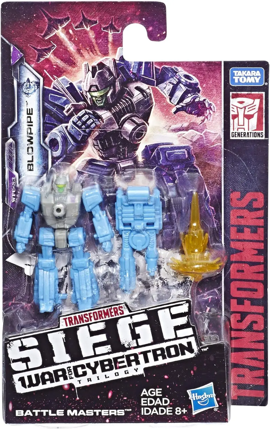 Transformers - War For Cybertron: Siege - Core Battle Masters Wfc-S3 Blowpipe Action Figure (E3551) 1