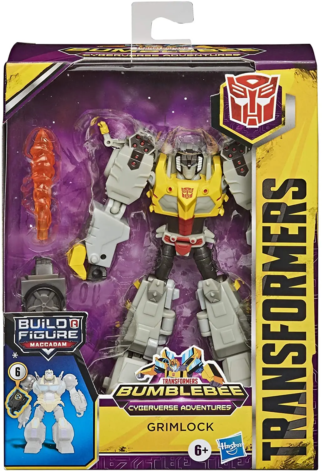 Transformers: Bumblebee - Cyberverse Adventures - Deluxe Class (Enclosed Box) Grimlock Figure E7100 Last One! 1