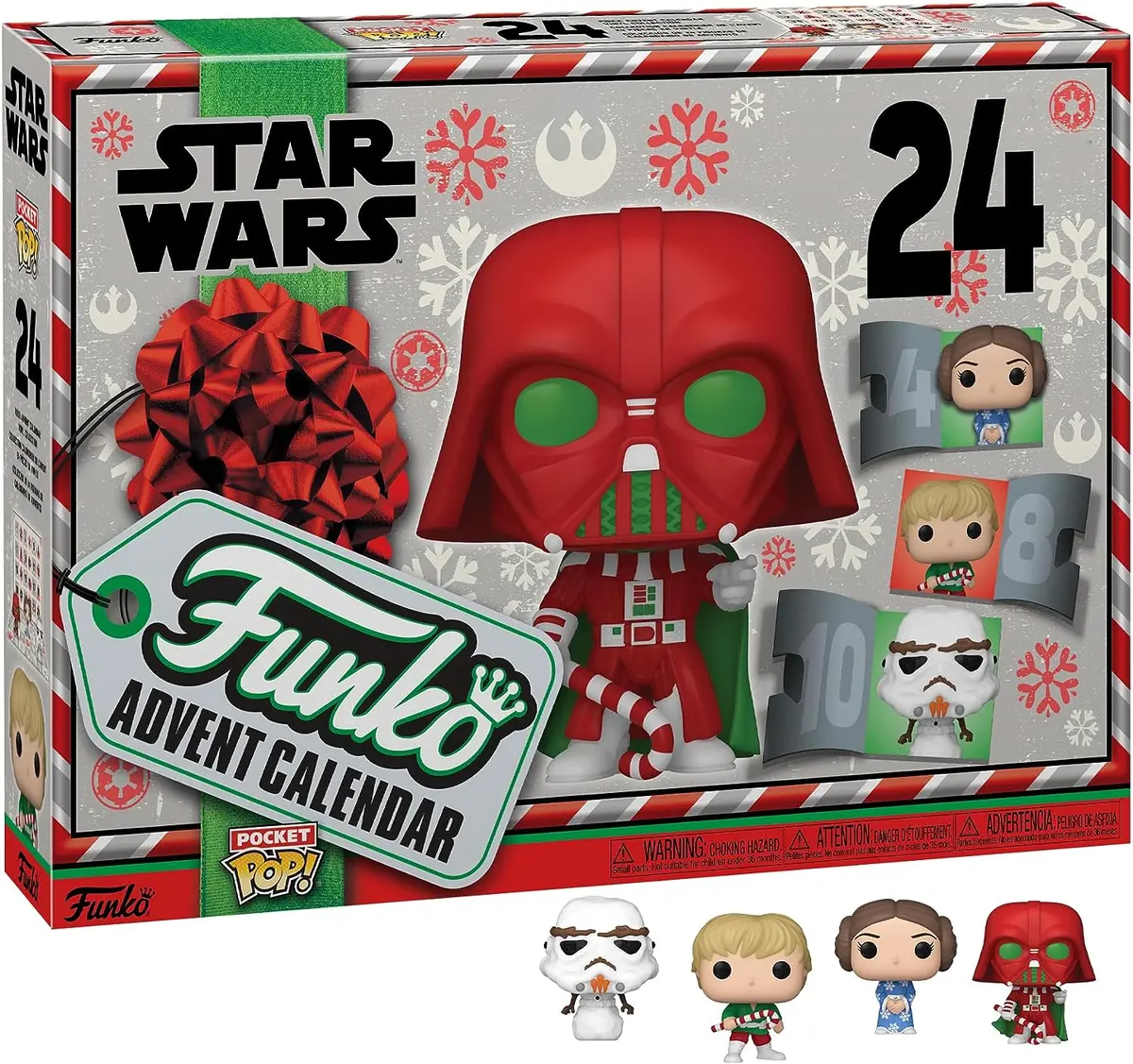 Funko Pocket Pop! Star Wars - 24 Day Advent Calendar (2022) Vinyl Figures (62090) Low Stock 1