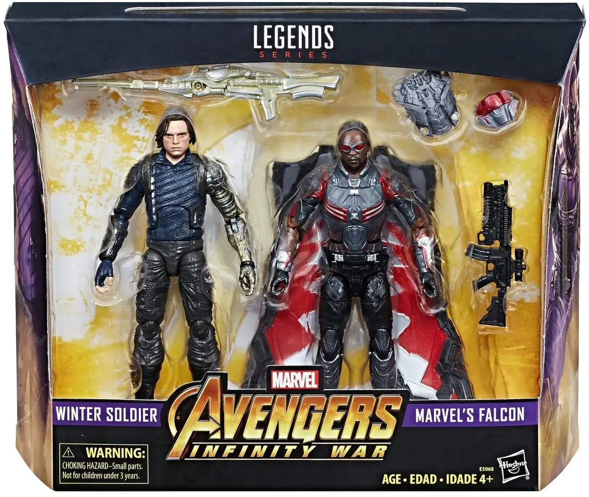 Marvel Legends - Avengers: Infinity War - Winter Soldier & Marvel'S Falcon (E5068) Action Figures Exclusive 1