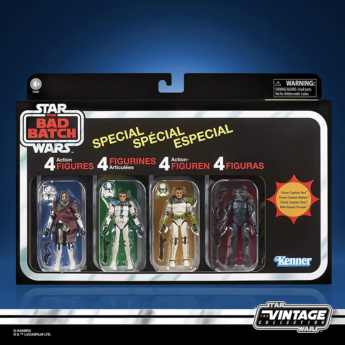 Star Wars: The Vintage Collection - The Bad Batch Special Exclusive Action Figure 4-Pack (F2886) Low Stock 2