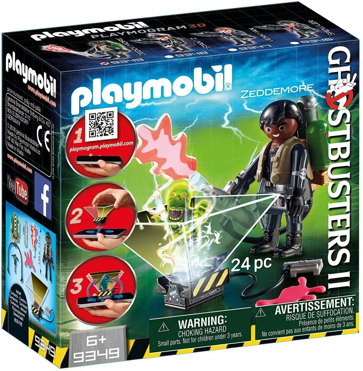 Playmobil Ghostbusters - Zeddemore (9349) Playset 1