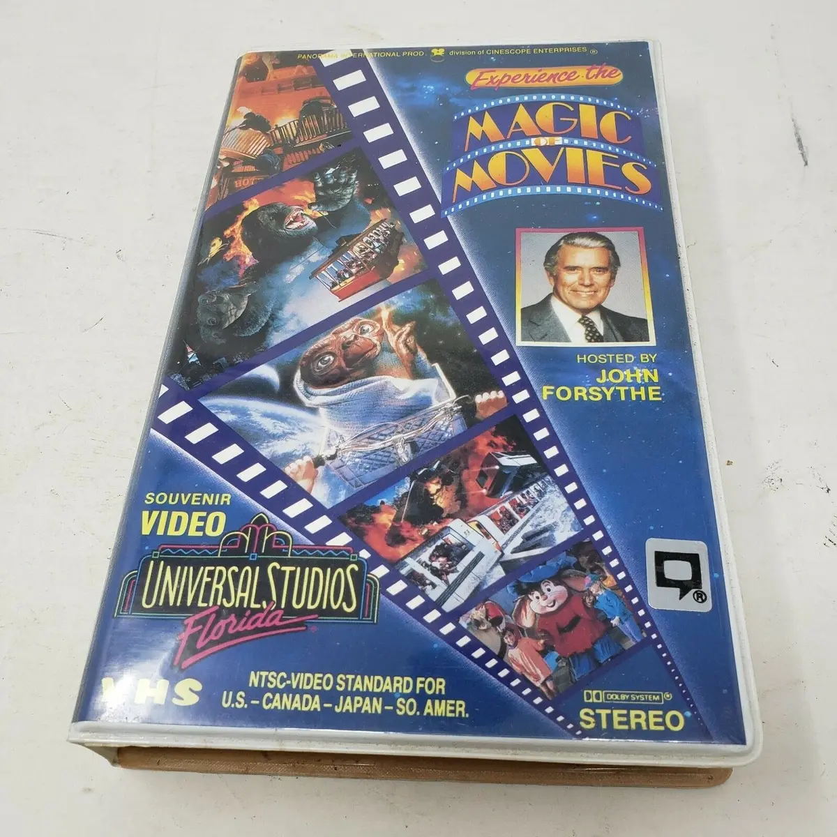 Universal Studios Experience The Magic Of Movies Vhs Jon Forsythe Clamshell Case 1
