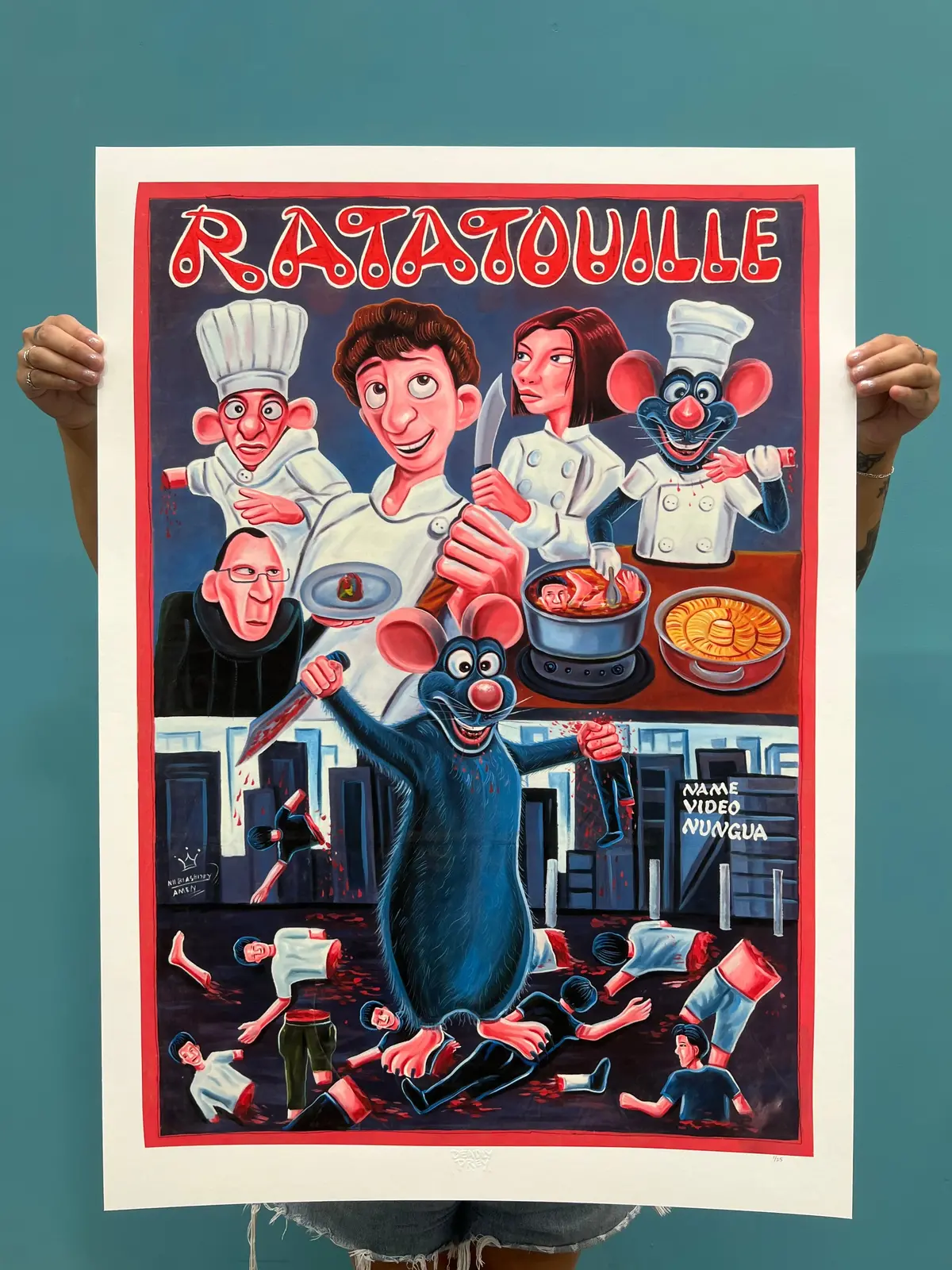 Ratatouille - Limited Edition Archival Giclée Print From Static Medium By Nii Bi Ashitey 1