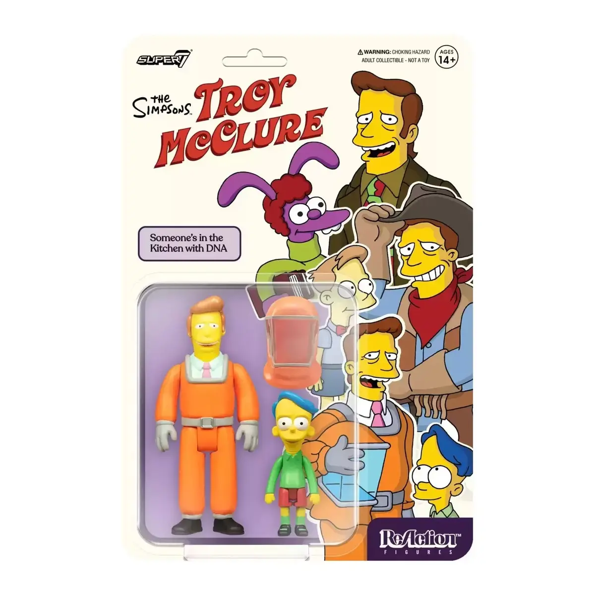 Super7 Reaction Figures - The Simpsons: Troy Mcclure W2 - Someone's In The Kitchen With Dna (81625) 1