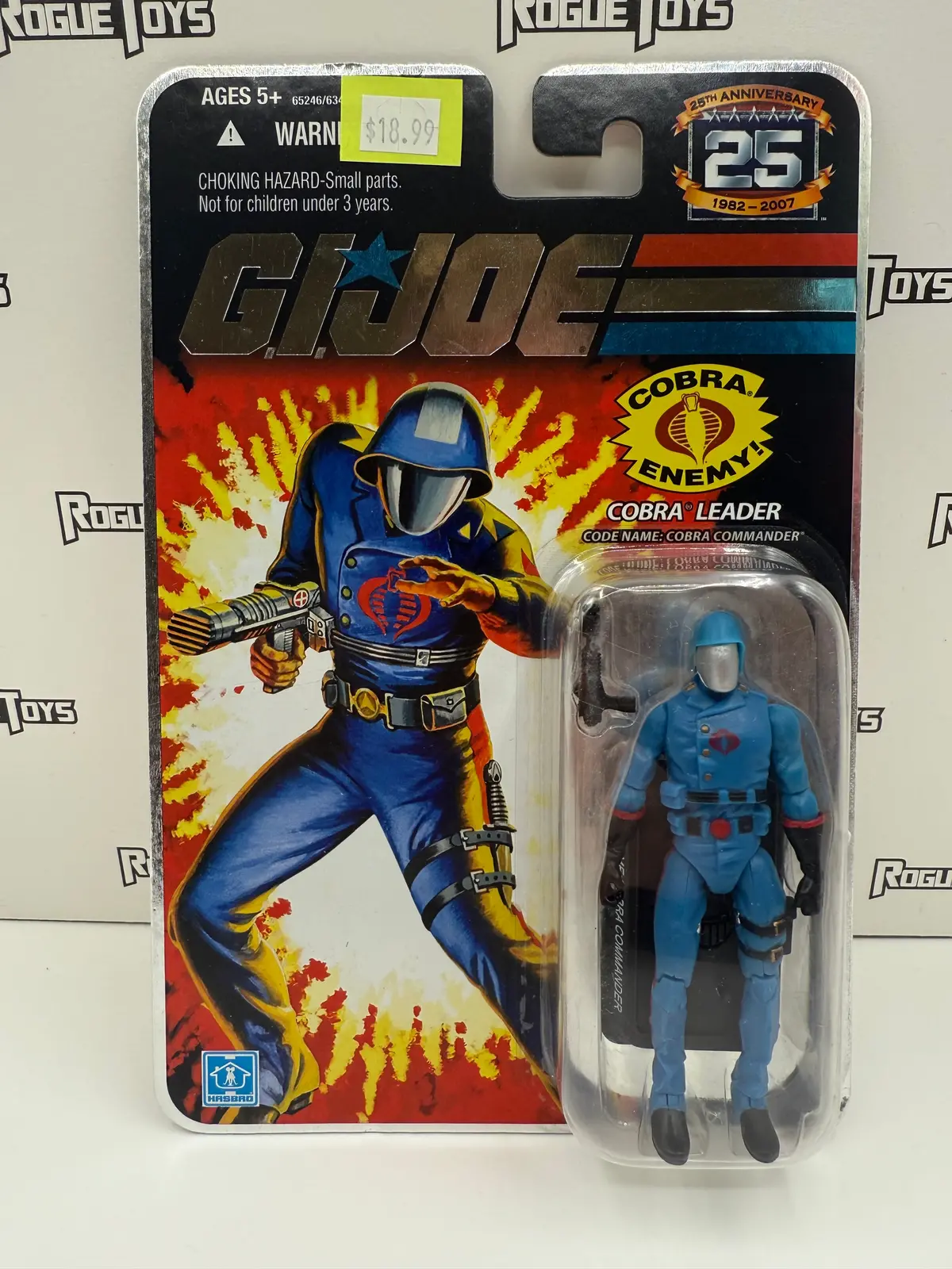 Hasbro G.I. Joe 25Th Anniversary Cobra Enemy! Cobra Leader Cobra Commander 1