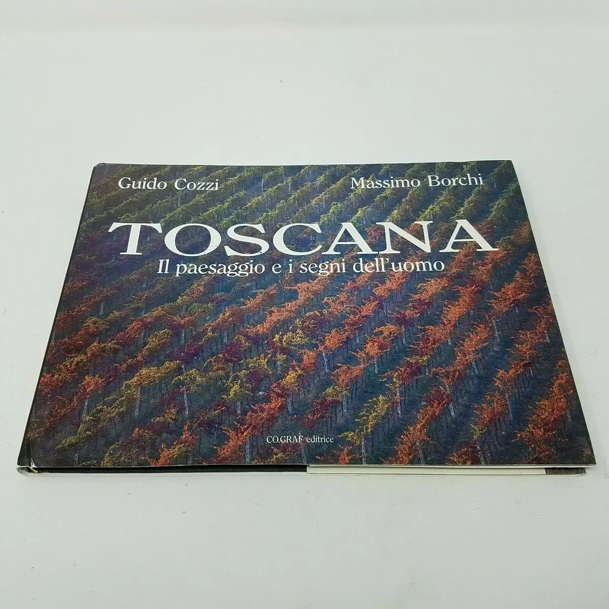 Toscana Il Paesaggio E I Segni Dell'uomo Hardcover Book Photography Coffee Table 1