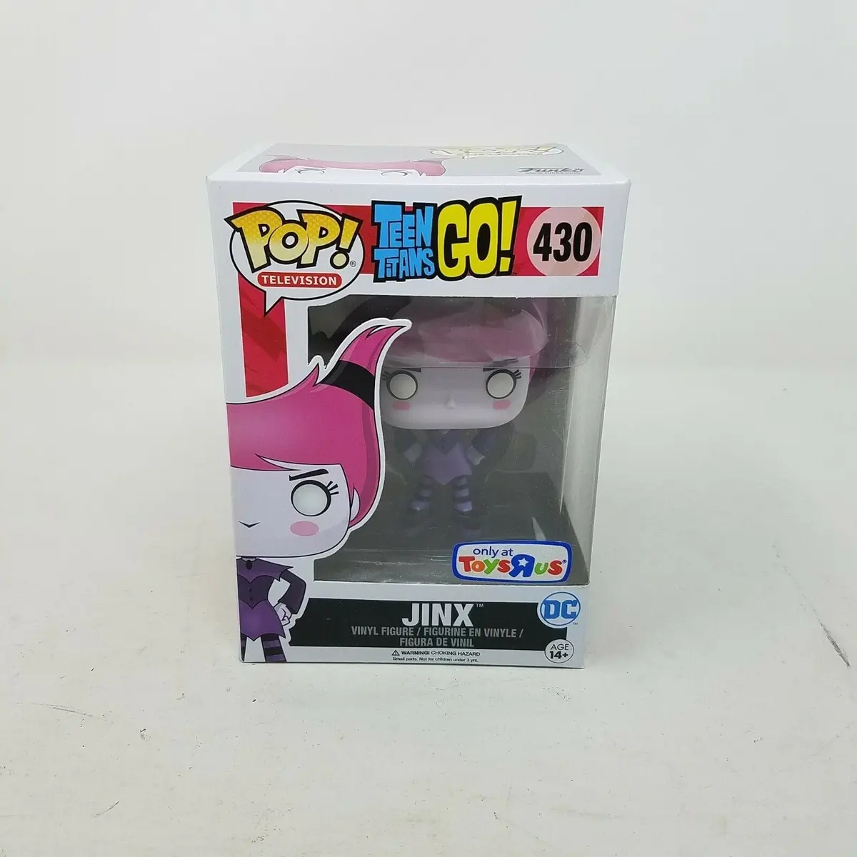 Funko Pop! Teen Titans Go! Jinx 430 Toys R' Us Exclusive Vinyl Figure Nos 1
