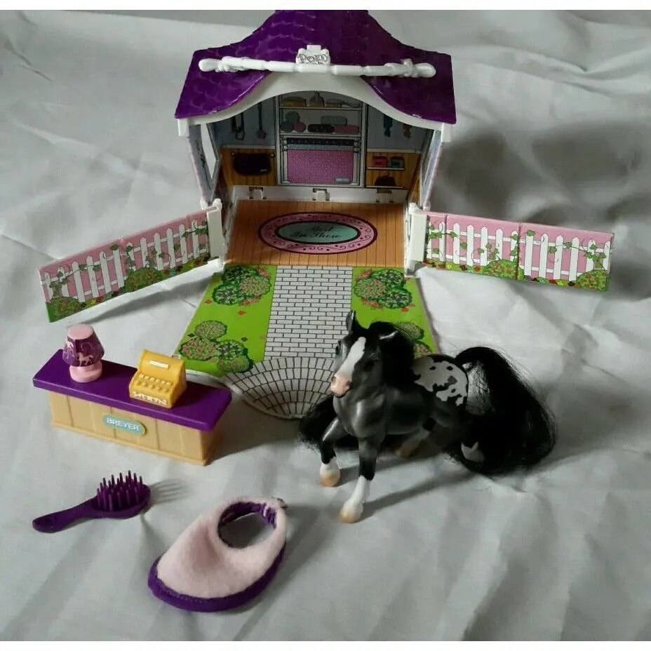 Breyer Pony Gals Jasmine Shop Traveling Boutique Horses Accessories Purple Barn 1