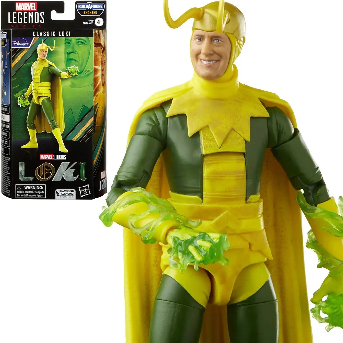 Marvel Legends Series - Khonshu Baf - Classic Loki (Loki) Action Figure (F3702) Low Stock 1